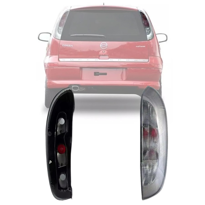 Lanterna Traseira Corsa Hatch 2008 A 2012 Lado Direito Fume