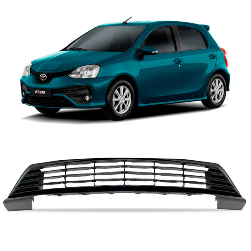 Grade Do Parachoque Etios 2018 A 2022 Central Inferior (r29751)