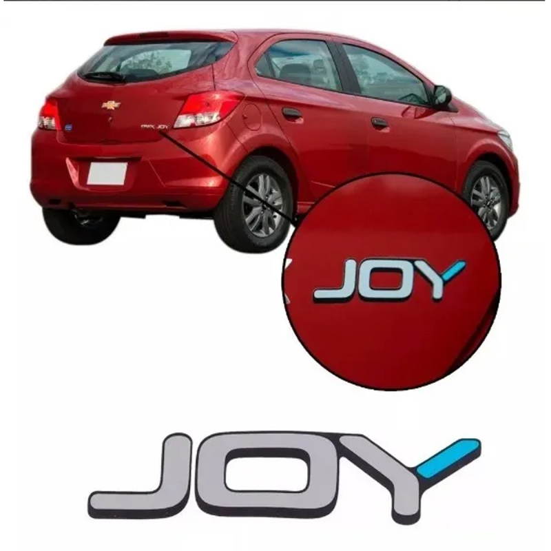 Emblema Joy Tampa Mala Original Onix Prisma 2017 A 2019