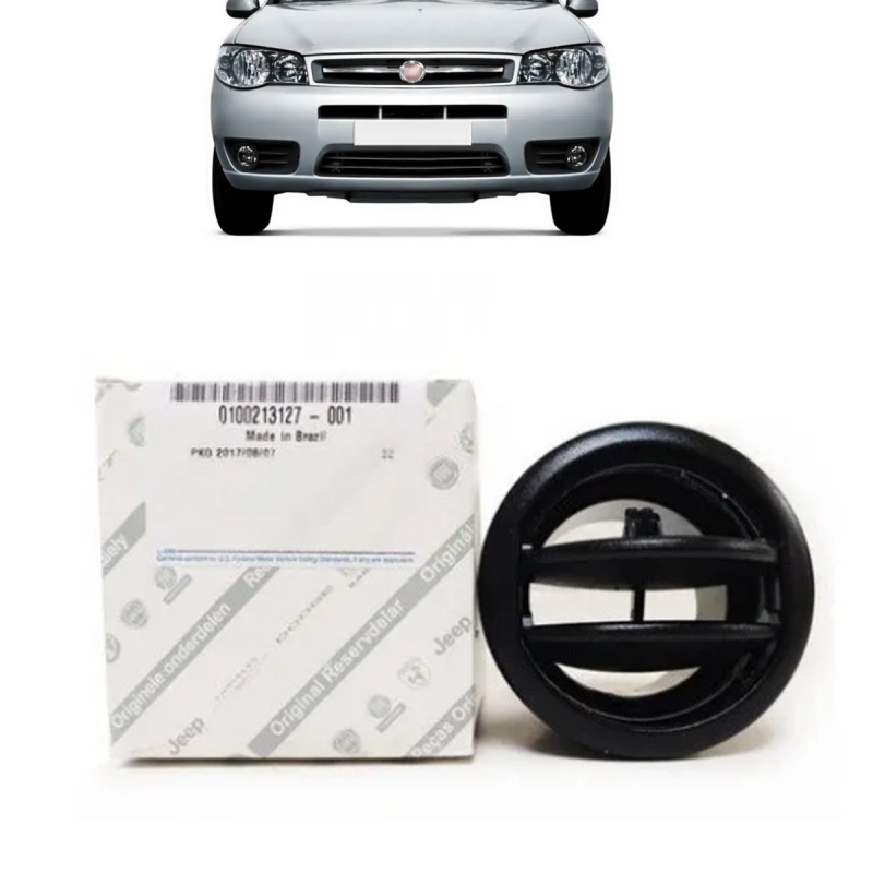 Difusor De Ar Lateral Do Painel Original Palio Economy 2015 A 2016