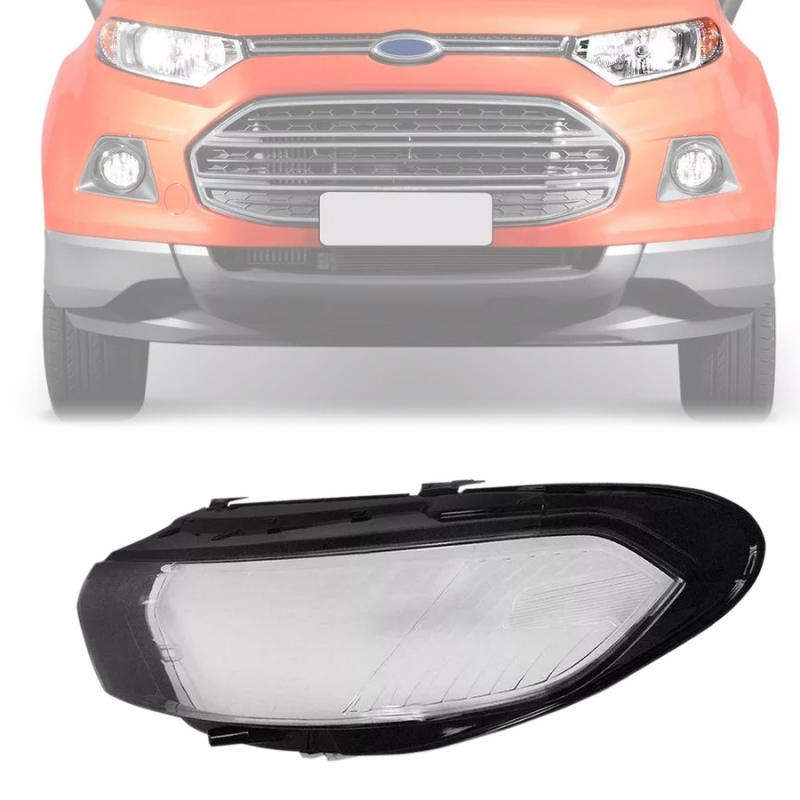 Lente Do Farol Ecosport 2013 A 2016 Lado Esquerdo