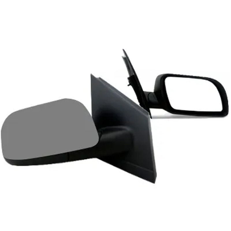 Retrovisor Polo 2003 A 2011 Eletrico Capa Preta Lado Direito