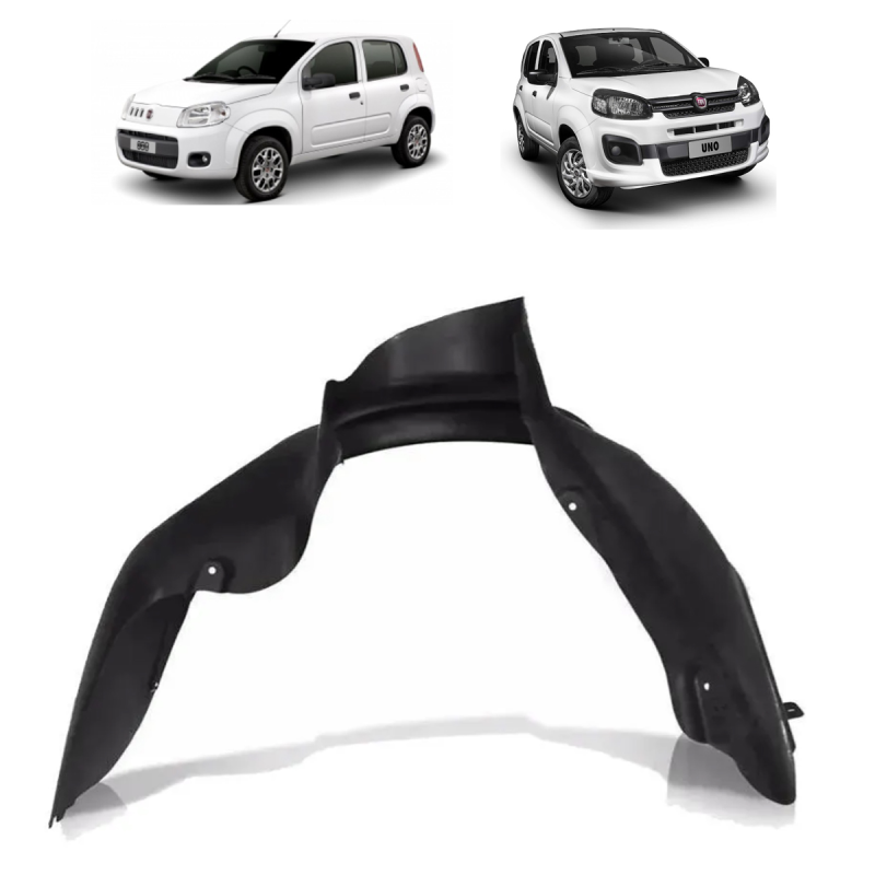 Parabarro Dianteiro Uno Vivace Attractive Drive 2010 A 2021 Lado Direito(r24646)