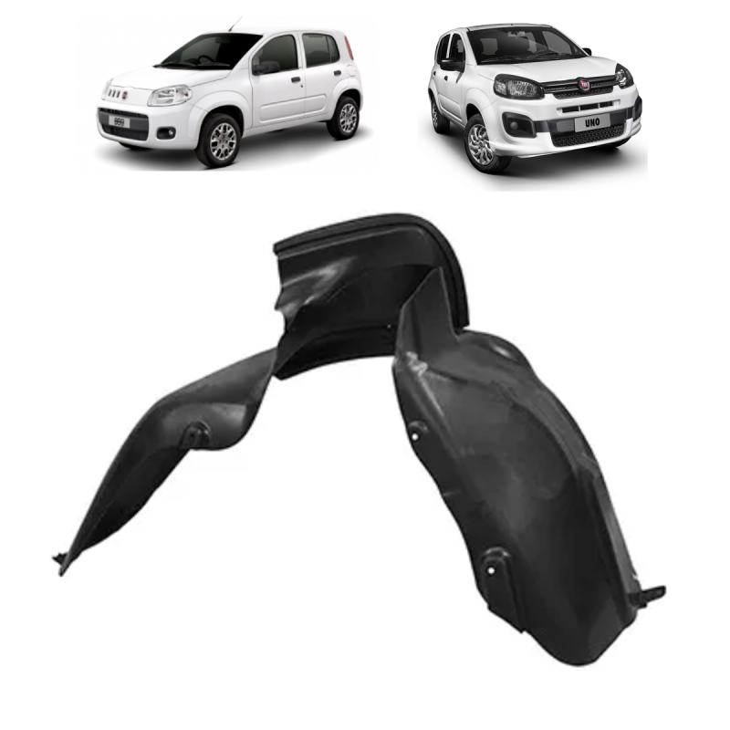 Parabarro Dianteiro Uno Vivace Attractive Drive 2010 A 2021 Lado Direito(r24646)