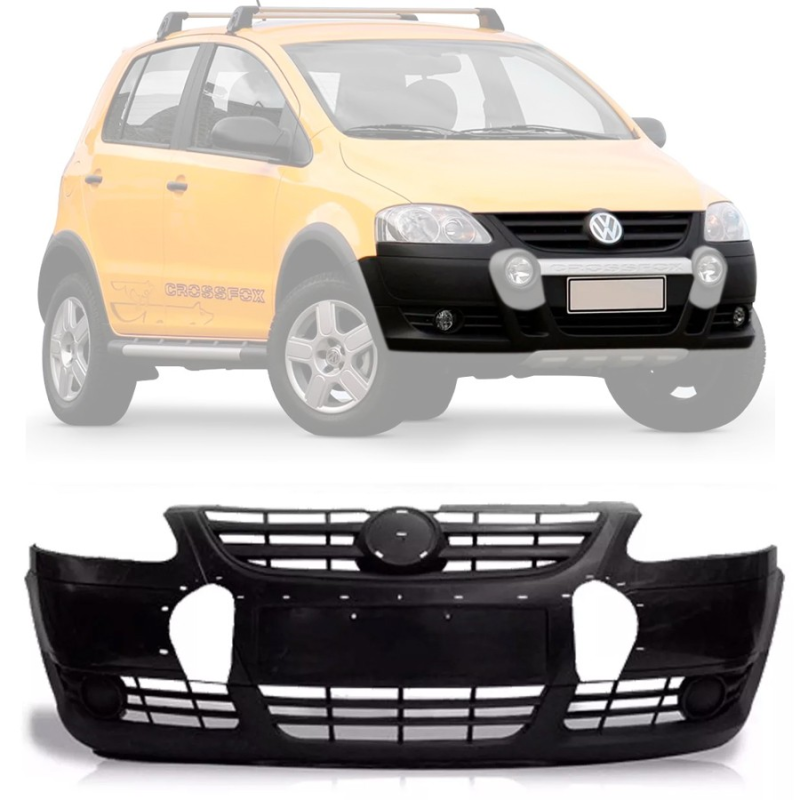 Parachoque Dianteiro Crossfox 2008 A 2010 Preto Texturizado