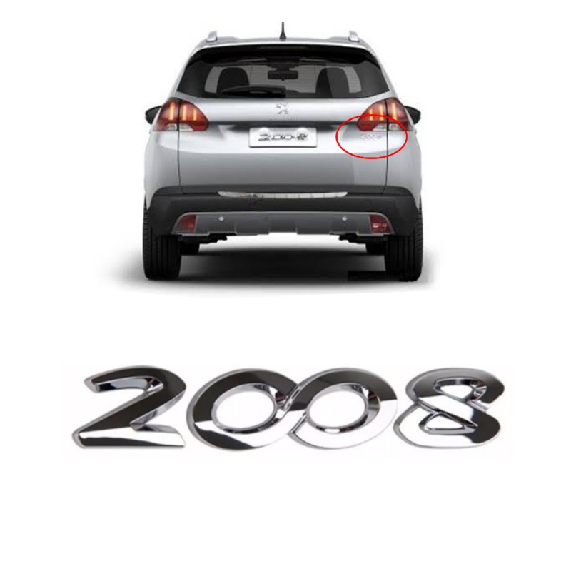 Emblema 2008 Tampa Mala Peugeot 2008 Original 16 17 18 2019