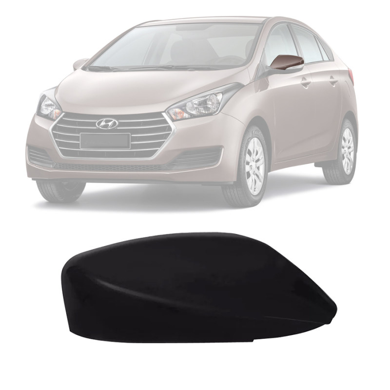 Capa Do Retrovisor Hb20 Hb20s Hb20x 2012 A 2019 Lado Esquerdo Com Pisca Para Pintura (r23679)