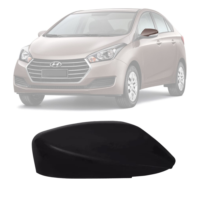 Capa Do Retrovisor Hb20 Hb20s Hb20x 2012 A 2019 Lado Esquerdo Com Pisca Para Pintura (r23679)