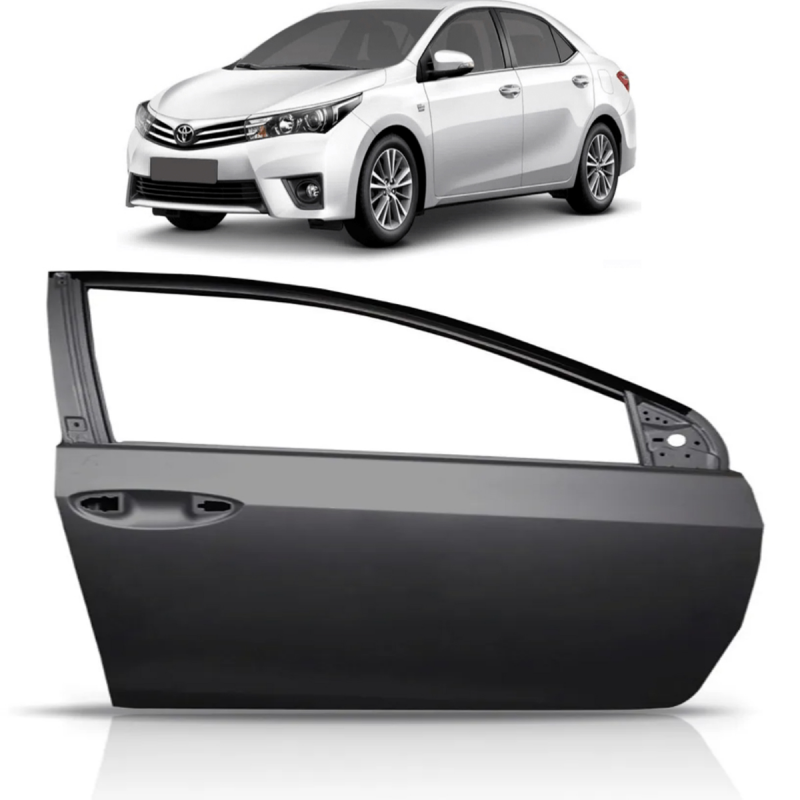 Porta Dianteira Corolla 2015 A 2018 Lado Direito Para Pintura