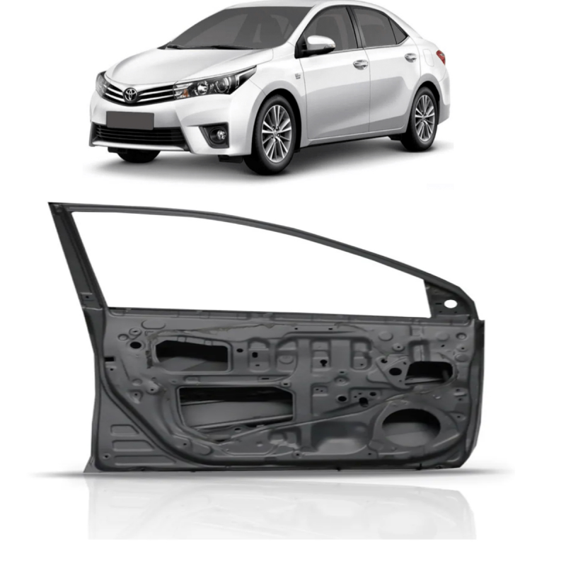 Porta Dianteira Corolla 2015 A 2018 Lado Direito Para Pintura