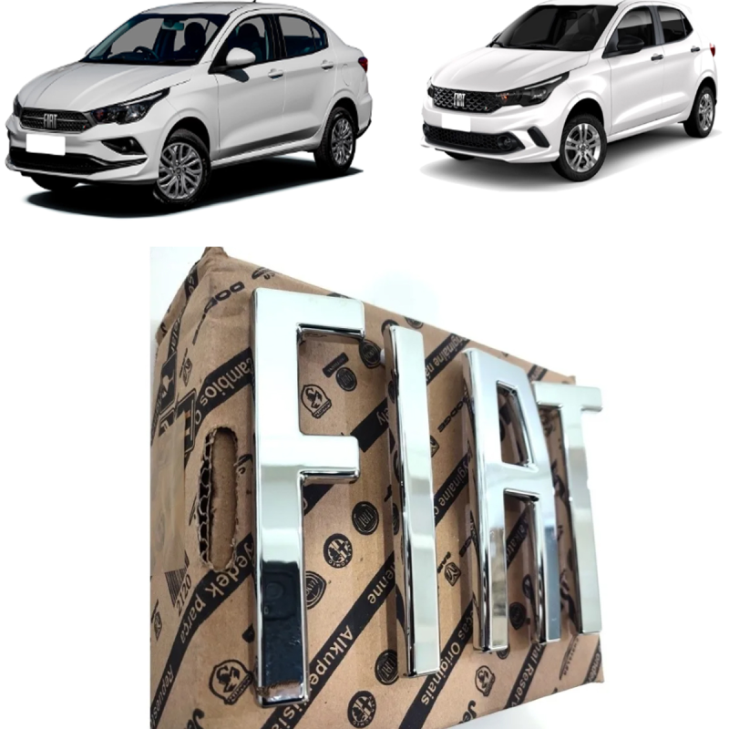 Emblema Da Grade Sigla Fiat Argo Cronos 2021 A 2022