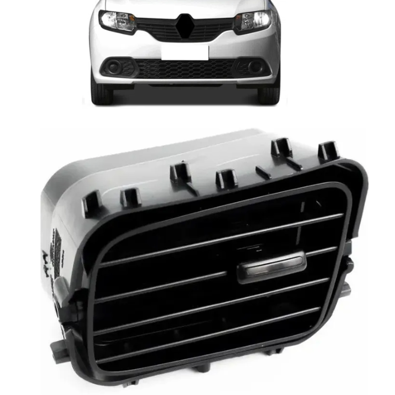 Difusor De Ar Do Painel Central Original Logan Sandero 2015 A 2022 Lado Direito