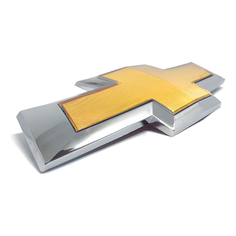 Emblema Gm Da Grade Do Radiador Cruze 2012 A 2016 Gravata Dourada