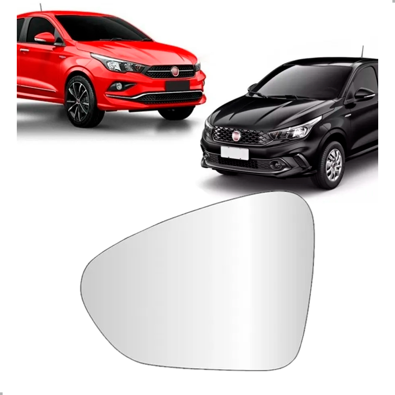 Lente Do Retrovisor Com Base Original Argo Cronos 2017 A 2022 Lado Esquerdo (sl859e) (r28965)