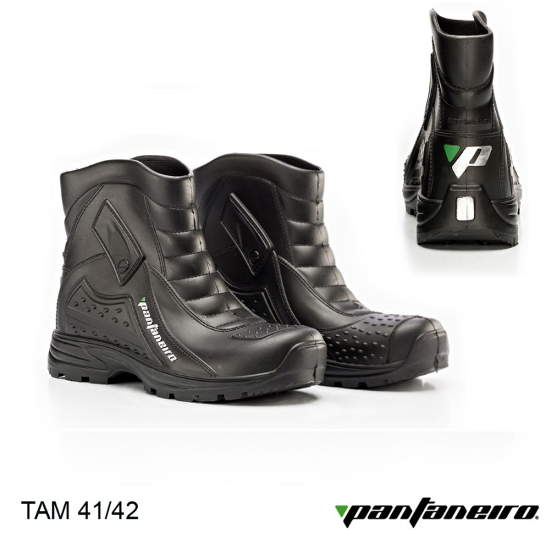 Bota Chuva Moto Cano Medio 100% ImpermeÁvel Pantaneiro 41/42