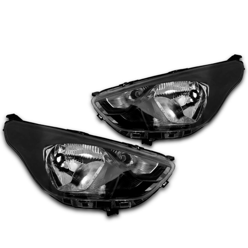 0161029 Farol Original Ka 2019 A 2022 Lado Esquerdo Mascara Negra