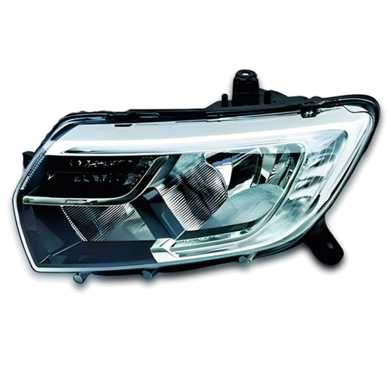 Farol Logan Sandero 2021 A 2022 Lado Direito Com Led (r29418) (c060872)