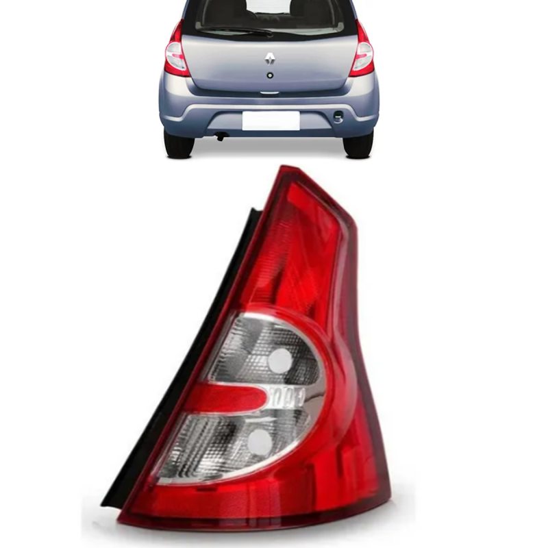 (r26186)lanterna Traseira Sandero 2008 A 2011 Lado Direito Cristal
