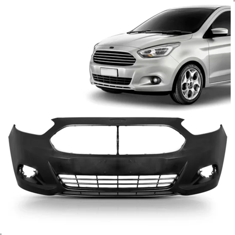 (r25089)parachoque Dianteiro Ka 2015 A 2018 Para Pintura