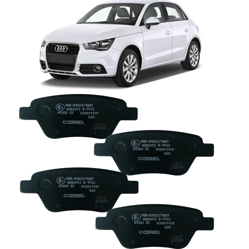 Pastilha Do Freio Traseiro Jetta 1.4 2.0 2016 A 2023 Nivus 2020 A 2023 Polo Virtus 2018 A 2023 T-cross 1