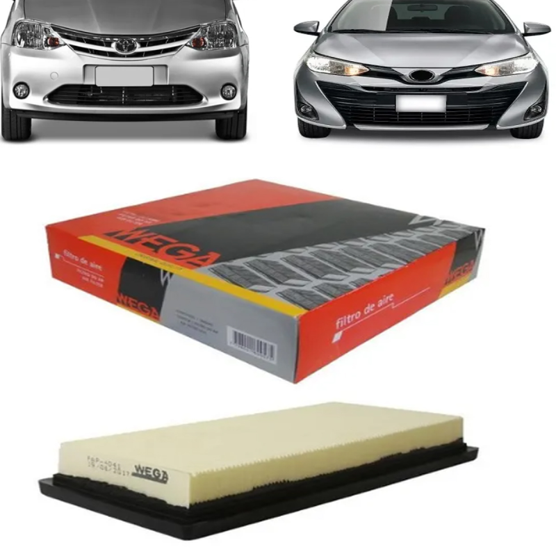 Filtro De Ar Do Motor Etios 1.3 1.5 2016 A 2022 Yaris 1.3 1.5 2018 A 2022