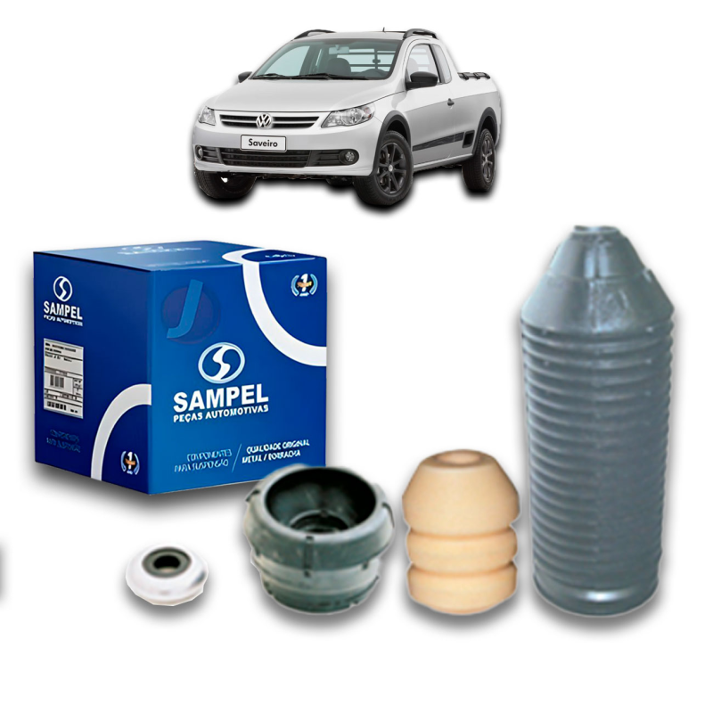 Kit Do Amortecedor Dianteiro Gol Saveiro Voyage G5 2009 A 2012 Golf 1998 A 2000 Audi A3 1997 A 2000 - 79
