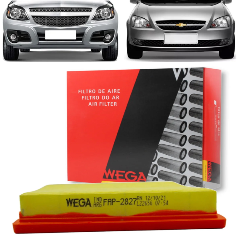 Filtro De Ar Do Motor Montana 1.4 2011 A 2022 Agile 1.4 2009 A 2022 Corsa 1.0 1999 A 2001 Classic 2010 A