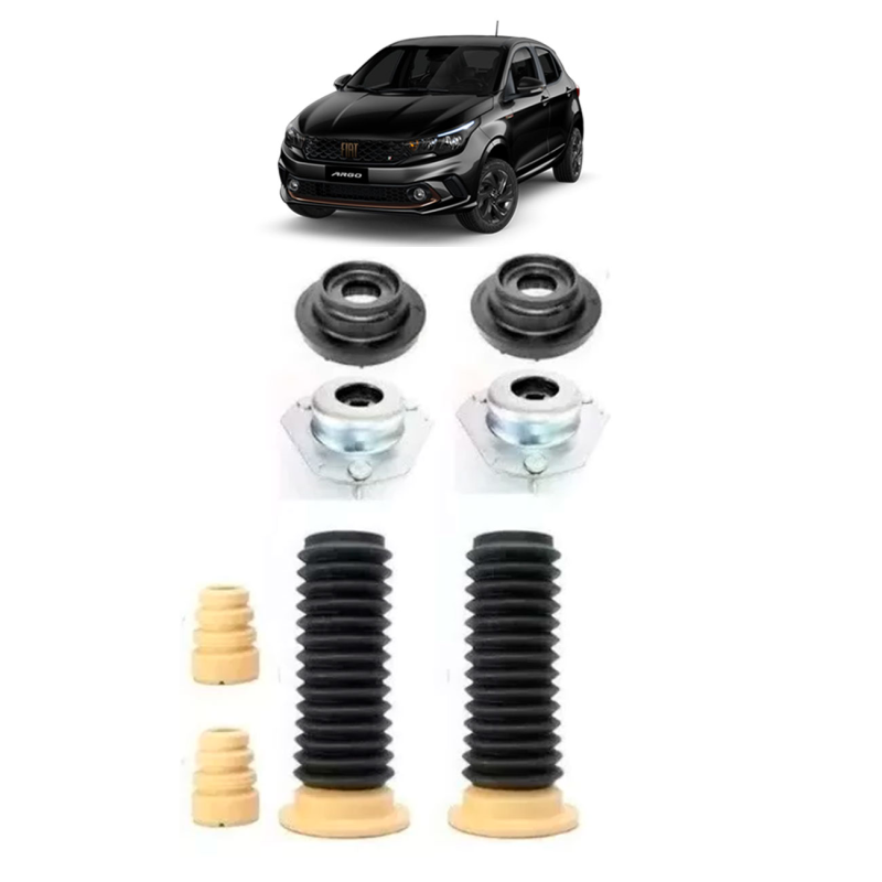 Kit Do Amortecedor Dianteiro Argo Cronos 2017 A 2022 Uno Fiorino 2010 A 2022 Palio Attractive 2012 A 202