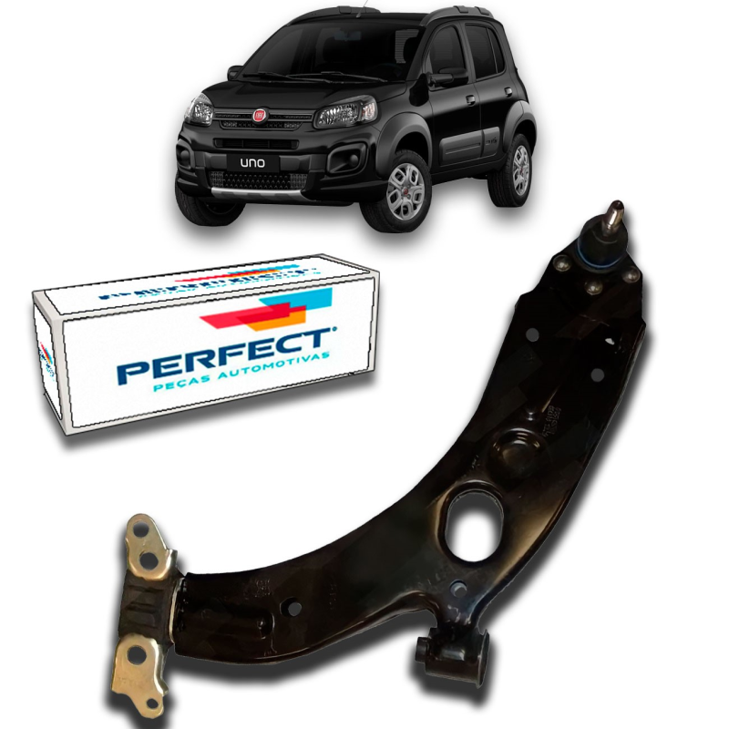 Bandeja Uno Vivace Way 2010 A 2022 Mobi 2016 A 2022 Grand Siena Lado Direito Com Bucha E Mancal Sem Pivo