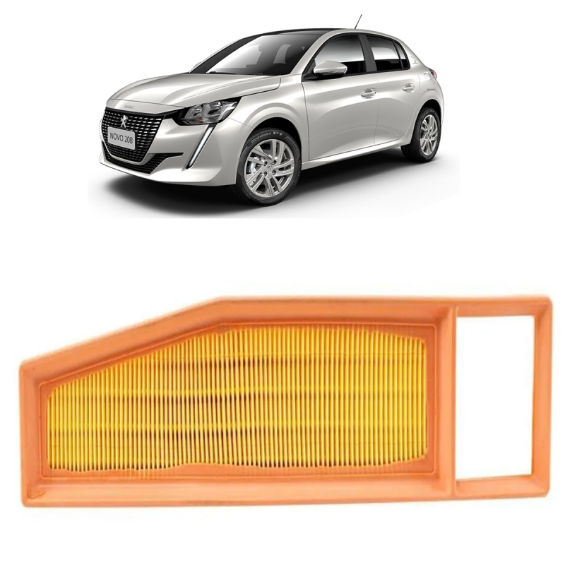 Filtro Do Ar Do Motor Peugeot 208 1.6 16v 2021 A 2022