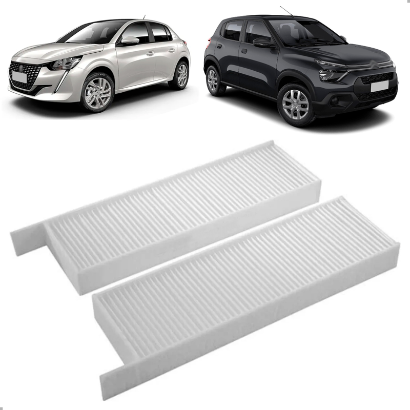 Filtro Do Ar Da Cabine Peugeot 208 1.0 2021 A 2023 1.6 16v 2021 A 2023 C3 1.0 1.6 2023