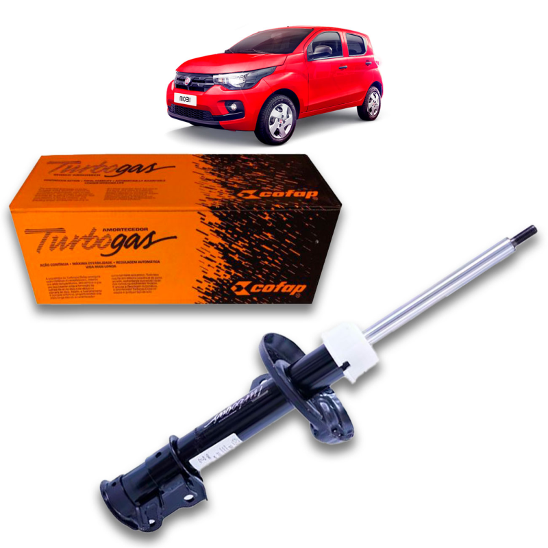 Amortecedor Dianteiro Mobi 2016 A 2022 Lado Direito Com Barra Estabilizadora