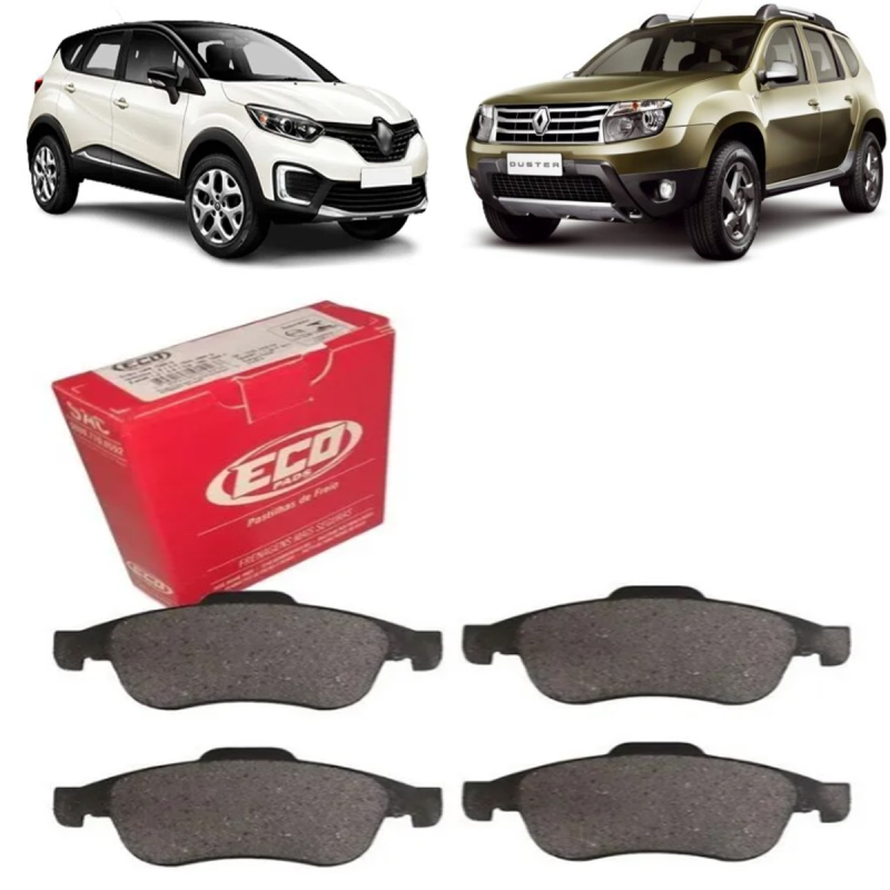 Pastilha Do Freio Dianteiro Duster 2.0 16v 2011 A 2022 Captur 2.0 16v 2017 A 2022 Oroch 2.0 16v 2015 A 2