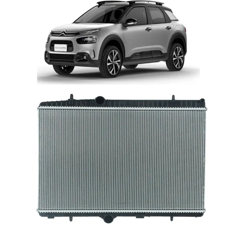 Radiador Original C4 Cactus 1.6 At 2019 A 2022 Peugeot 2008 1.6 At 2019 A 2022 Turbo