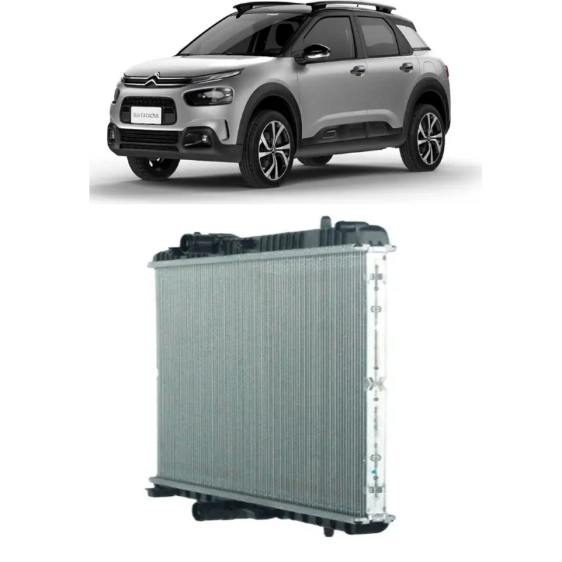 Radiador Original C4 Cactus 1.6 At 2019 A 2022 Peugeot 2008 1.6 At 2019 A 2022 Turbo