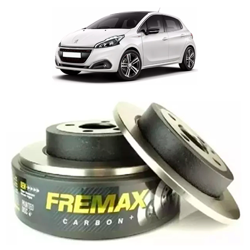 Disco Do Freio Dianteiro Peugeot 206 1.4 2005 A 2008 1.6 1999 A 2008 208 1.5 1.6 2013 A 2016 1.2 2016 A