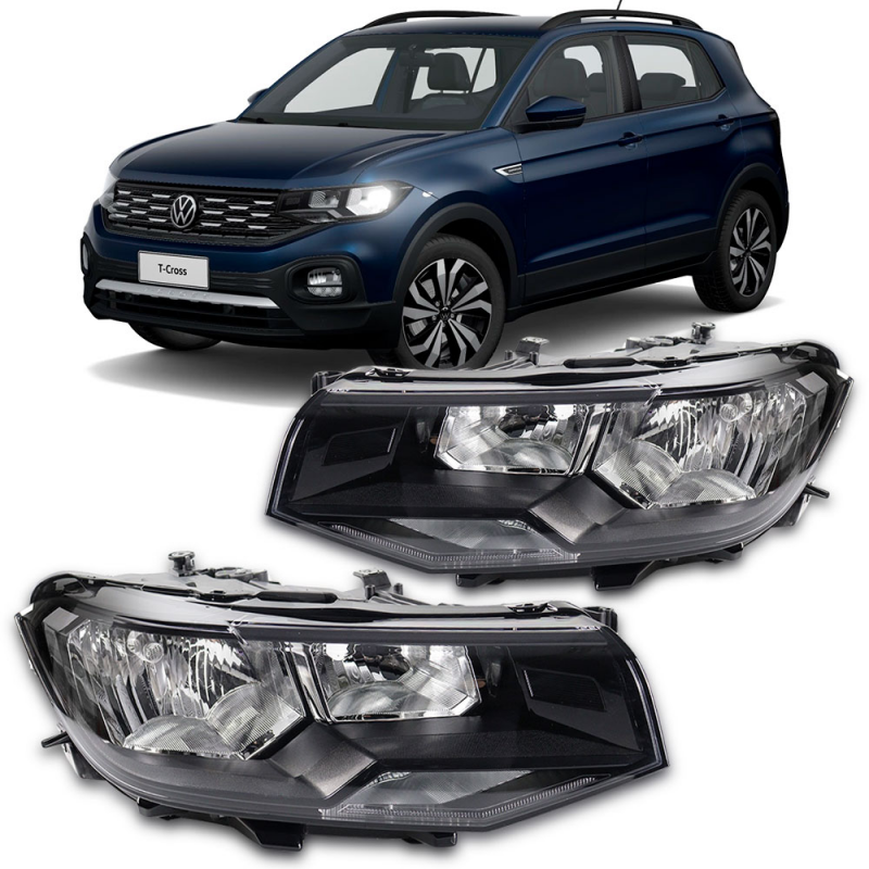 Farol Original T-cross 2019 A 2022  Lado Esquerdo