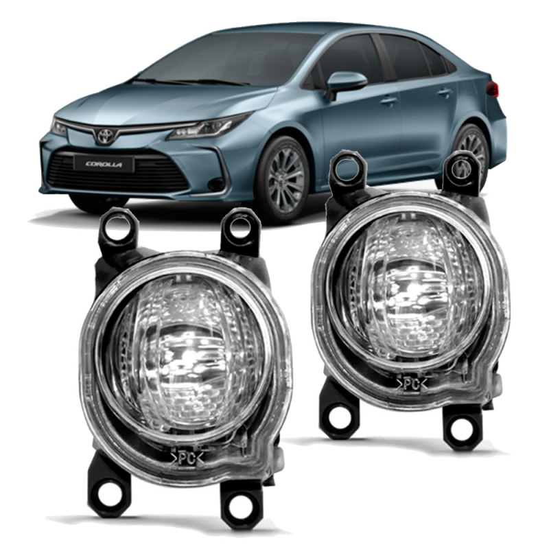 Farol Auxiliar De Milha Corolla 2020 A 2022 Hilux Srv 2021 A 2022 Lado Esquerdo (r30643)