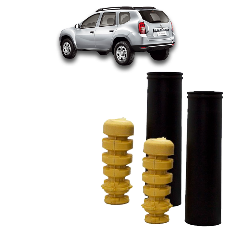 Kit Do Amortecedor Traseiro Duster 4x2 2012 A 2022 Logan Sandero 2008 A 2022 (bat/coi) - Par