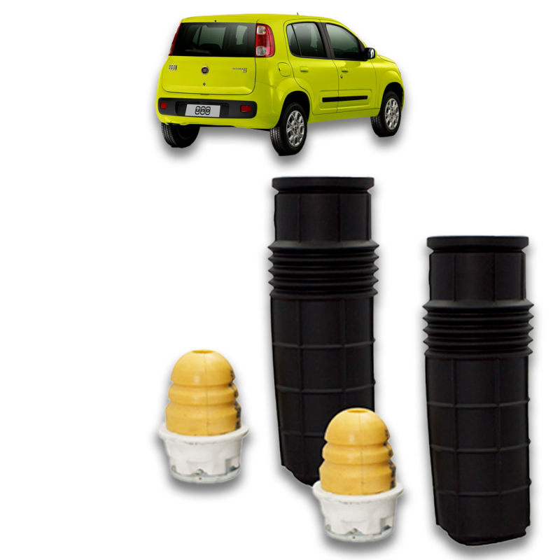 Kit Do Amortecedor Traseiro Uno Drive Vivace Way 2012 A 2022 Palio Attractive 2012 A 2016 (bat/coi) - Pa
