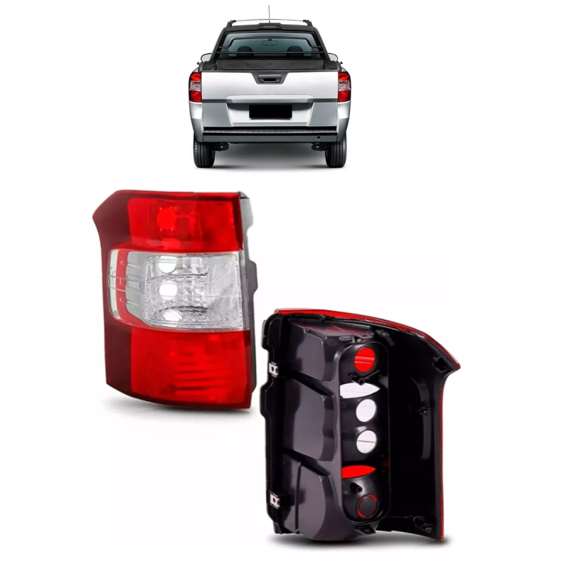 Lanterna Traseira Montana 2011 A 2021 Lado Esquerdo Cristal