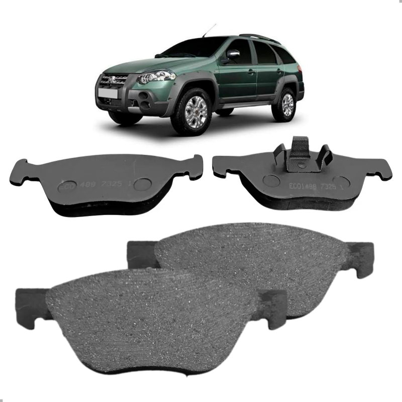 Pastilha Do Freio Dianteiro Argo Cronos 1.8 2018 A 2022 Doblo 1.8 2010 A 2022 Palio Adventure 2010 A 202