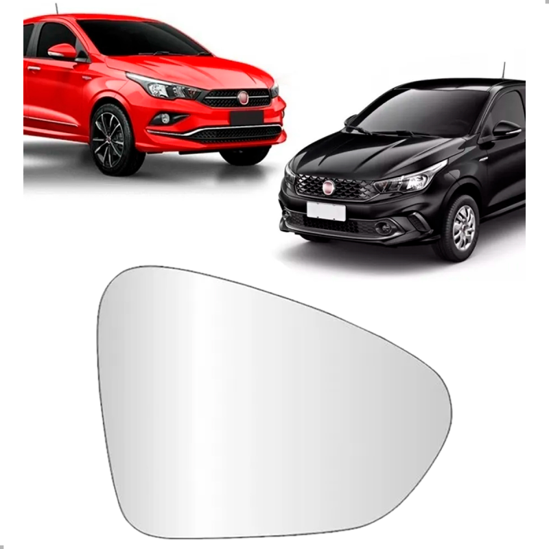 Lente Do Retrovisor Com Base Original Argo Cronos 2017 A 2022 Lado Direito