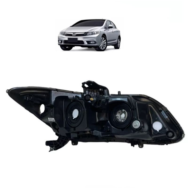 Farol Civic 2012 A 2015 Lado Esquerdo (c053230)