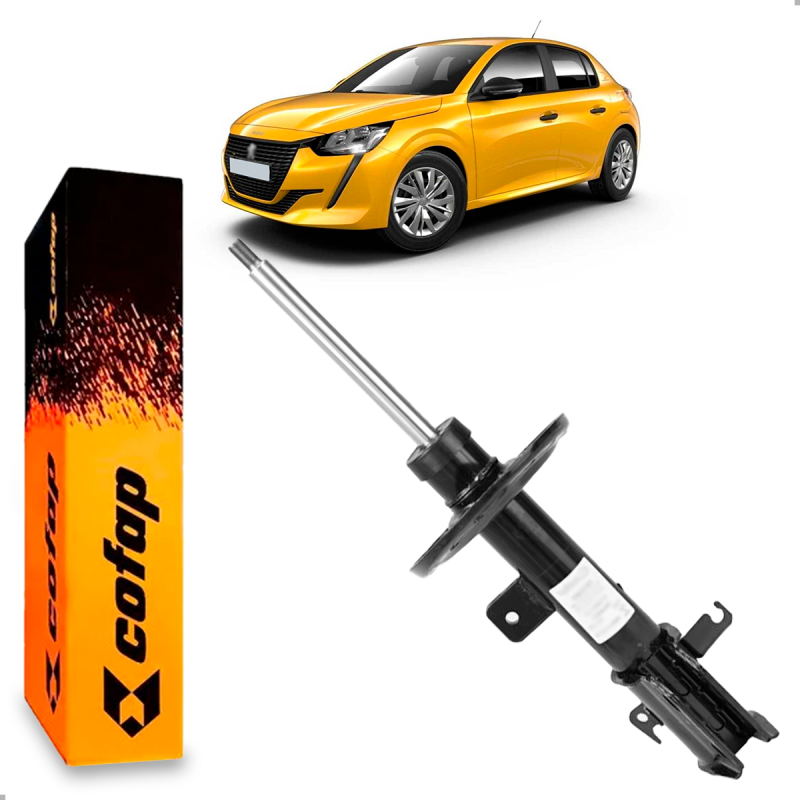 Amortecedor Dianteiro Peugeot 208 2020 A 2022 Lado Esquerdo