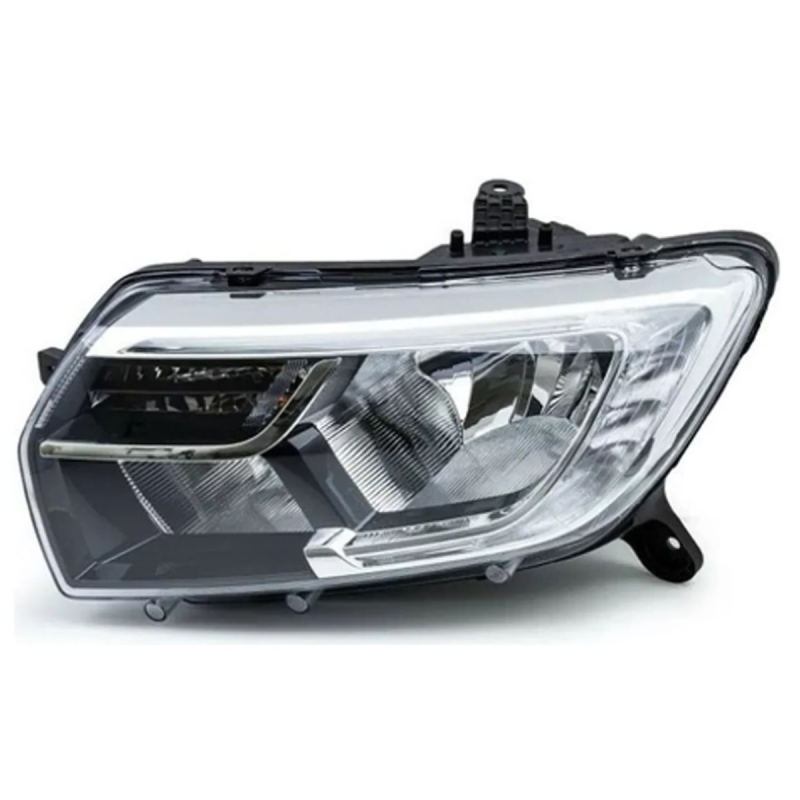 Farol Logan Sandero 2021 A 2022 Lado Esquerdo Com Led (r32023)(c071586)