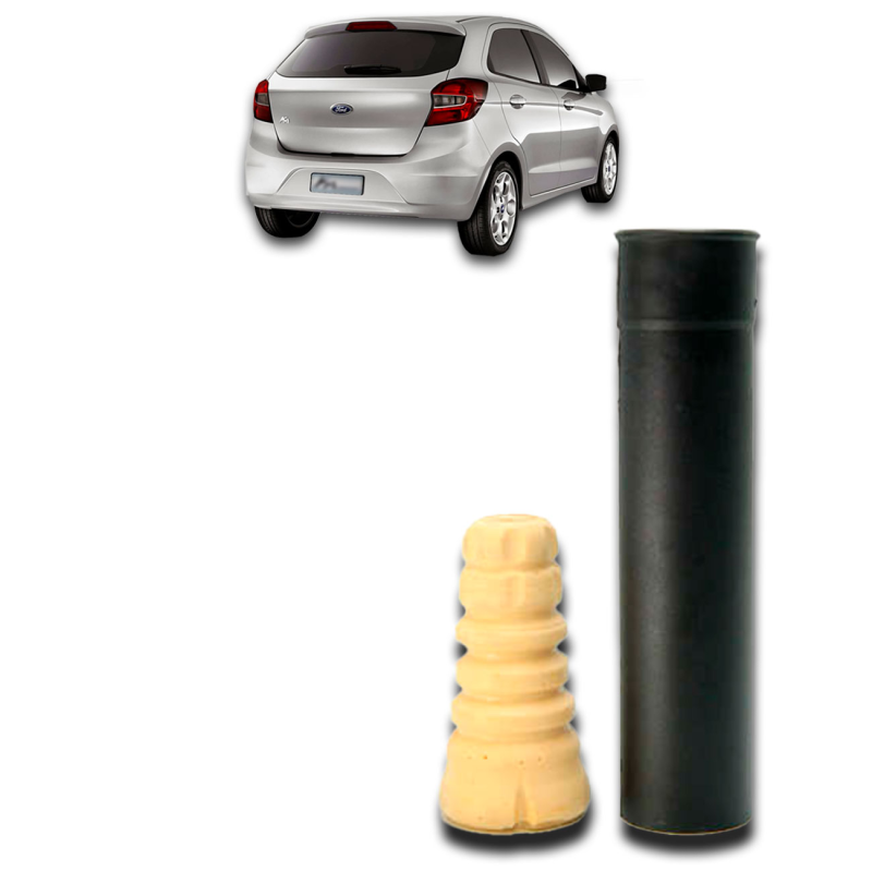 Kit Do Amortecedor Traseiro Ka 2015 A 2022 New Fiesta 1.6 2011 A 2016 (bat/coi)