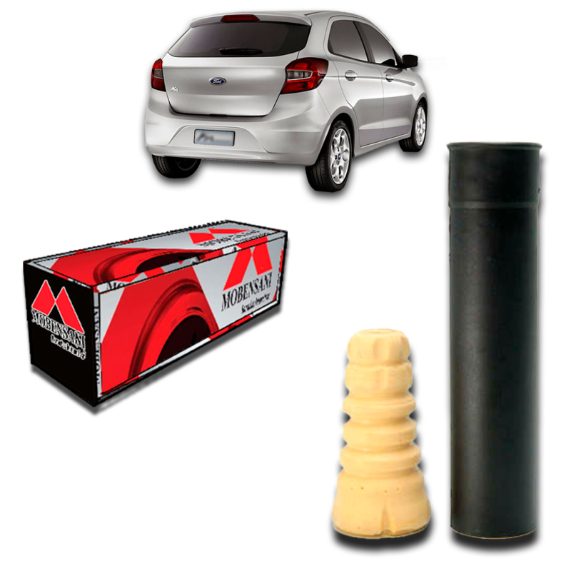 Kit Do Amortecedor Traseiro Ka 2015 A 2022 New Fiesta 1.6 2011 A 2016 (bat/coi)