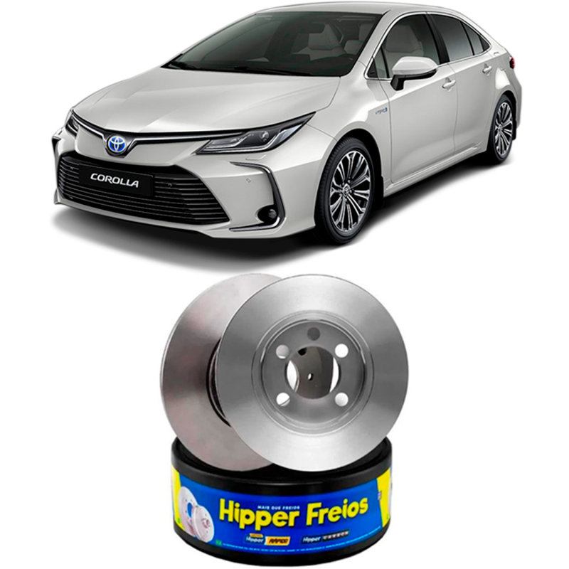 Disco Do Freio Dianteiro Corolla 1.8 2.0 16v 2020 A 2022 Ventilado Sem Cubo