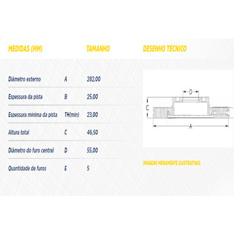 Disco Do Freio Dianteiro Corolla 1.8 2.0 16v 2020 A 2022 Ventilado Sem Cubo